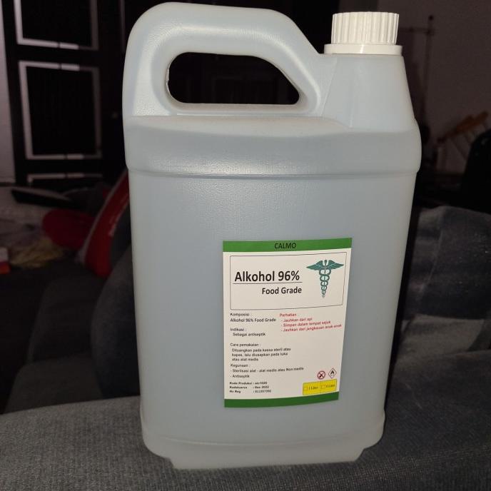 alkohol food grade 96% 5 liter
