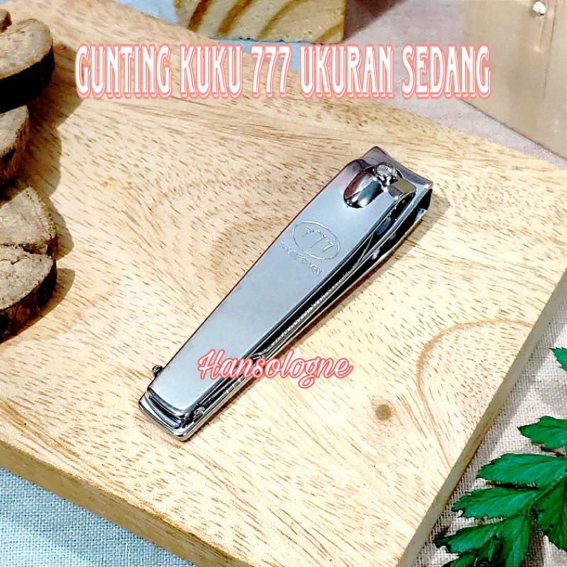 Gunting kuku 777 korea bahan stainless tajam / pemotong kuku / nail clipper
