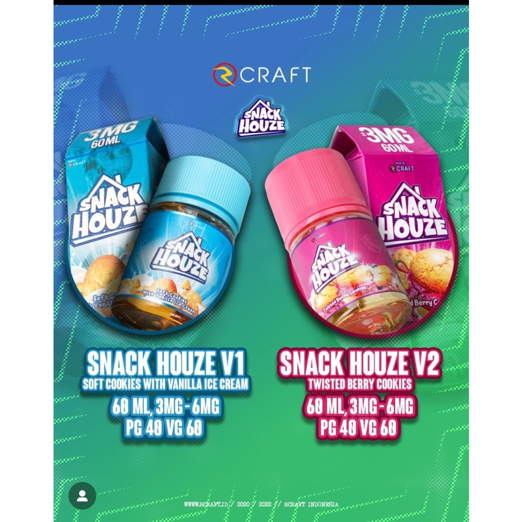 SNACK HOUZE 60ML cukai 2023