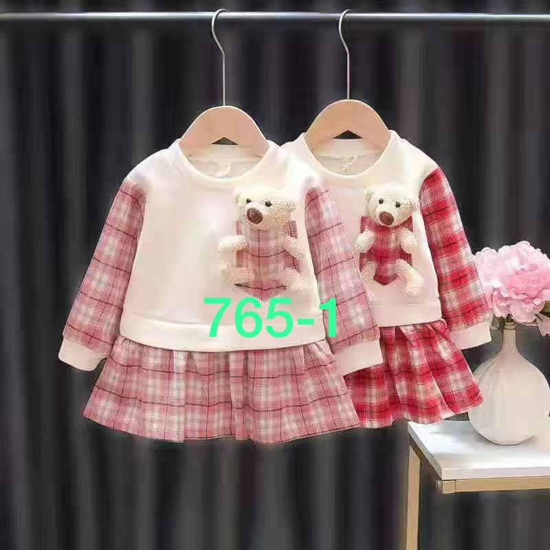 dress / Tunik boneka anak import premium