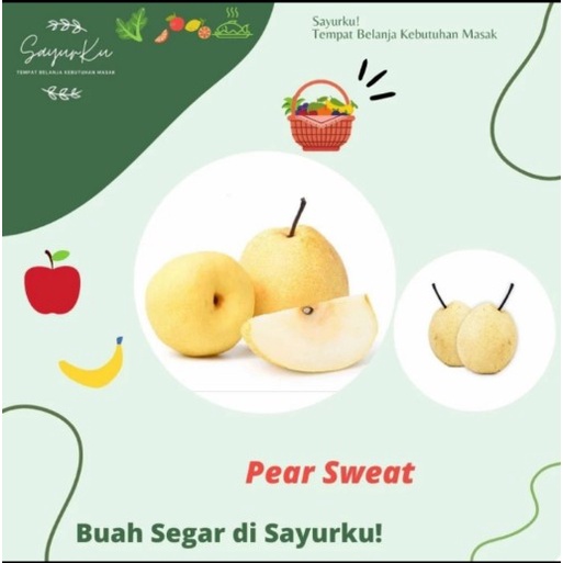 

buah pear fresh