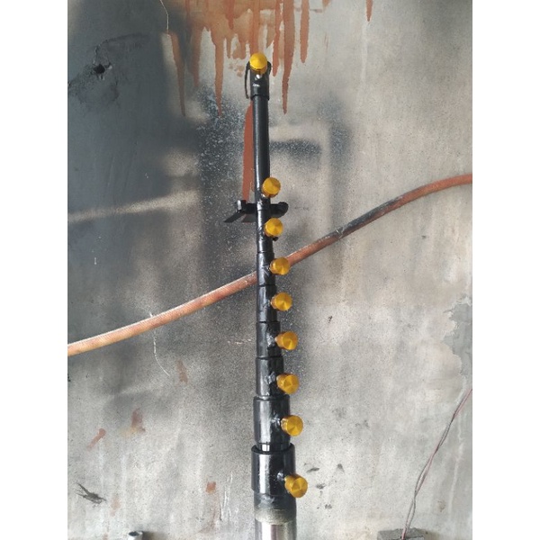 Reparasi Good Galah Burung Perkutut Bahan Almunium Panjang 10,5 Meter, Spesial Baut Kuning Emas