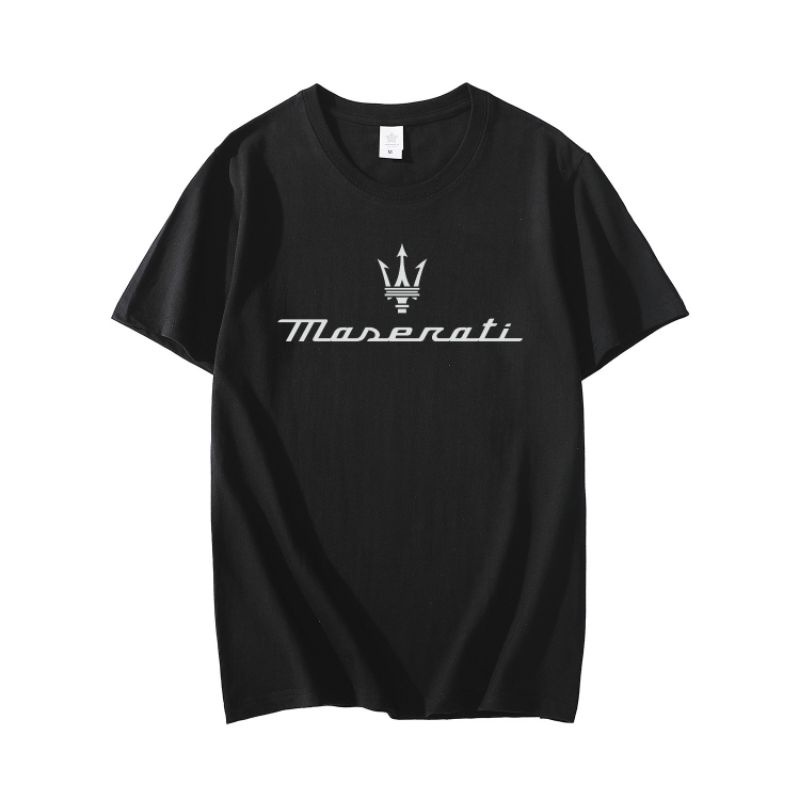 Kaos Baju Oblong Pria Maserati Kaos Pria Lengan Pendek Pakaian Cowok Atasan Dewasa Cod