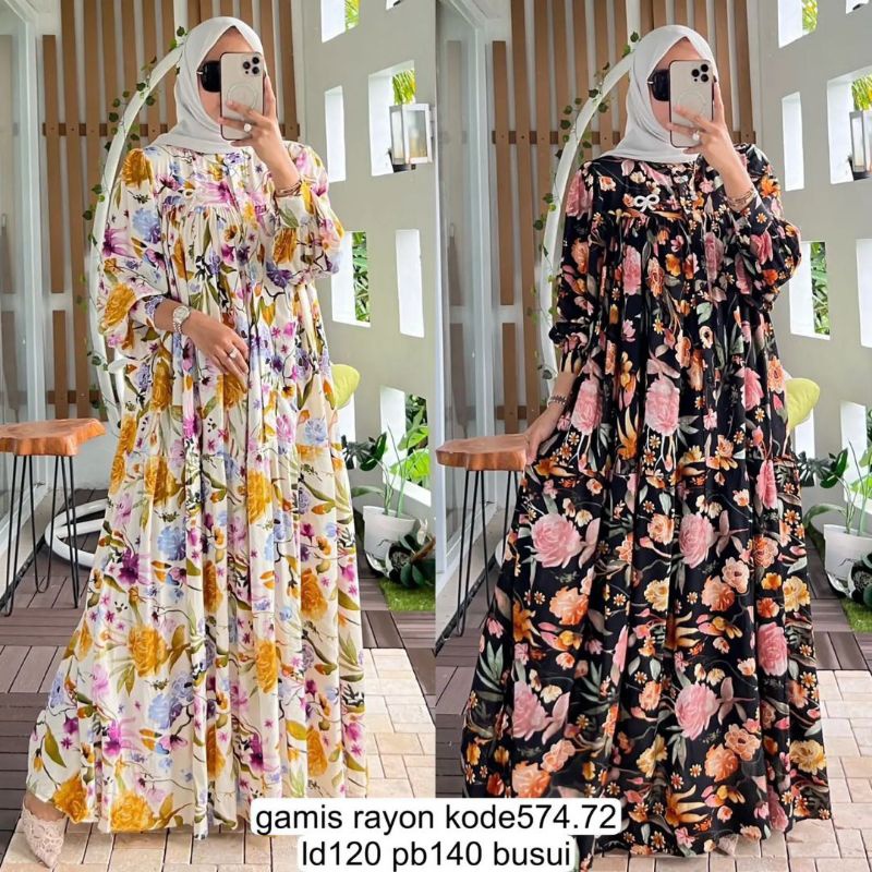Gamis Rayon Terbaru / Gamis Rubiah Terbaru / Gamis Crinkle Terbaru / Gamis Jumbo Terbaru / Midi Dres