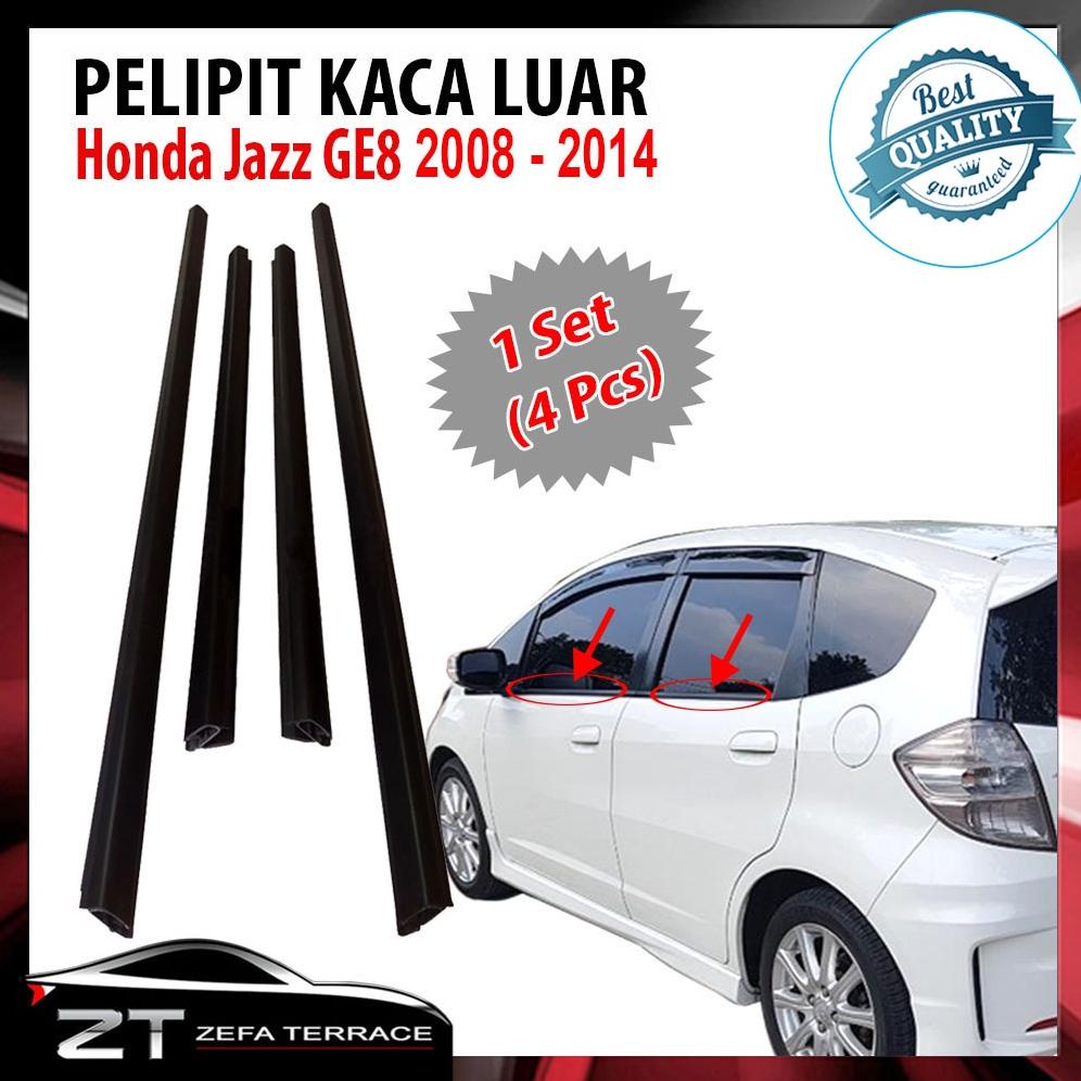 Pelipit Kaca Luar Honda Jazz Ge8 2008-2014 Weather strip Pelipit Kaca Honda Jazz RS Karet Pelipit Ho