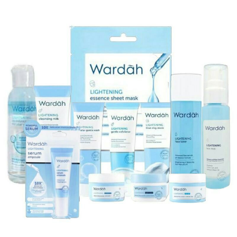 Wardah Lightening Series / Wardah Faciam Foam / Wardah serum / Wardah day cream