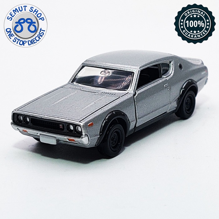 TOMICA PREMIUM NO 17 NISSAN SKYLINE 2000 GT-R (KPGC110) SILVER TERBARU