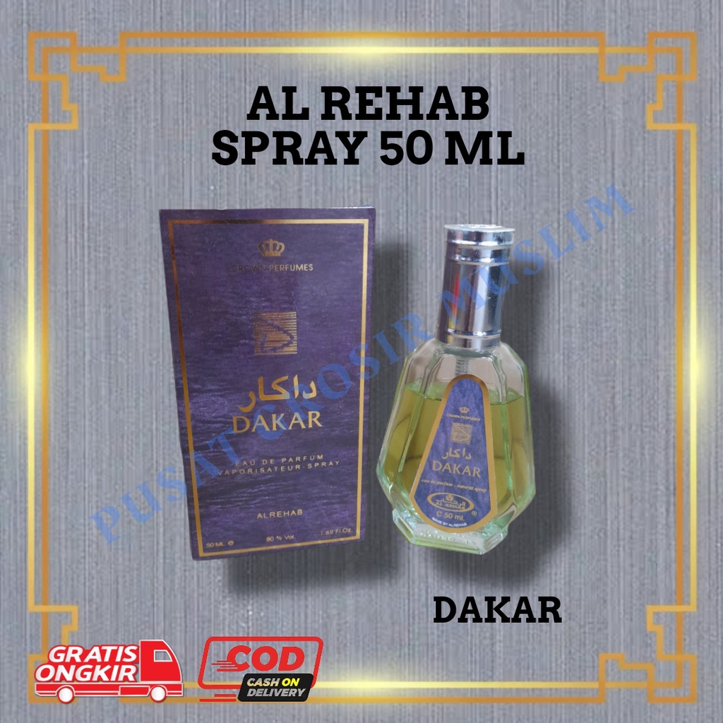 PROMO Al Rehab 50ml (Eu Deu Parfume ) Spray Original Jeddah 50 Ml Dalal Sabaya, DIJAMIN ORI I!!!