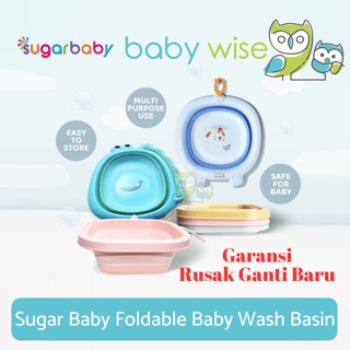 Image of Sugar Baby Foldable Baby Wash Basin - Baskom Ember Lipat Multifungsi Bayi