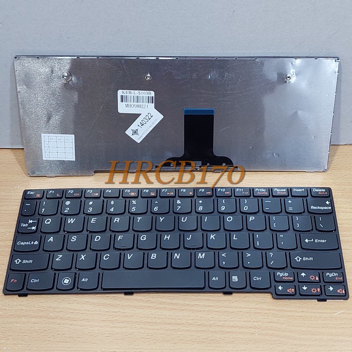 Keyboard Lenovo Ideapad S10-3 S10-3S S100 S110 S205 Series - Hitam -HRCB