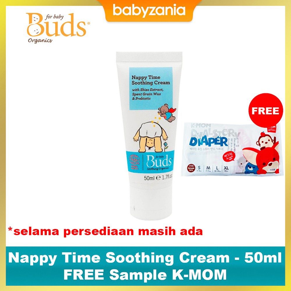 Buds Soothing Organics Nappy Time Soothing Cream - 50ml