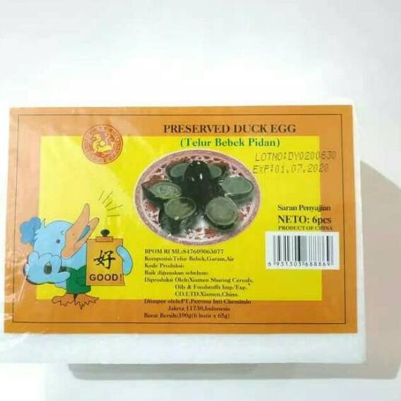 

New Trend Telur Bebek Phitan 6s/ Pitan / Preserved Duck Egg Premium / Pidan 6s