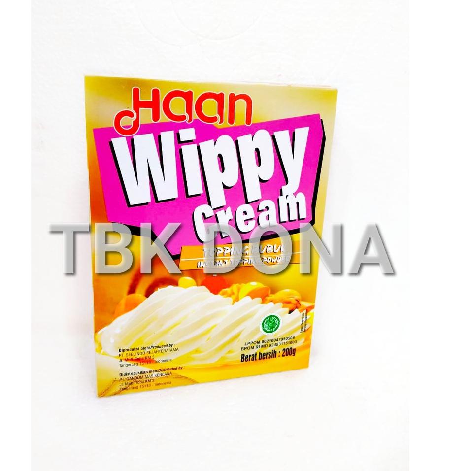 

Top Product Haan Wippy Cream 200gr / 400gr