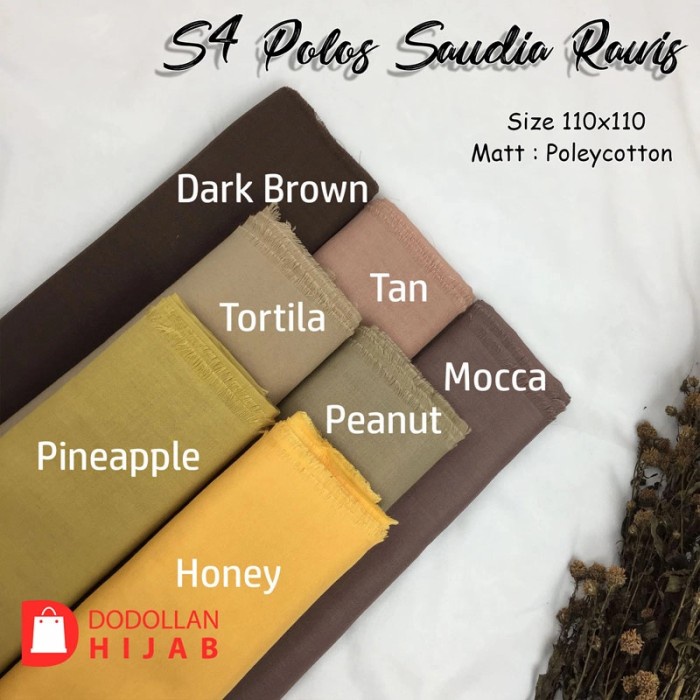 elzata hijab hijab segi empat Kerudung Hijab Jilbab Segiempat Polos Saudia Ansania, Umama Eklusive -