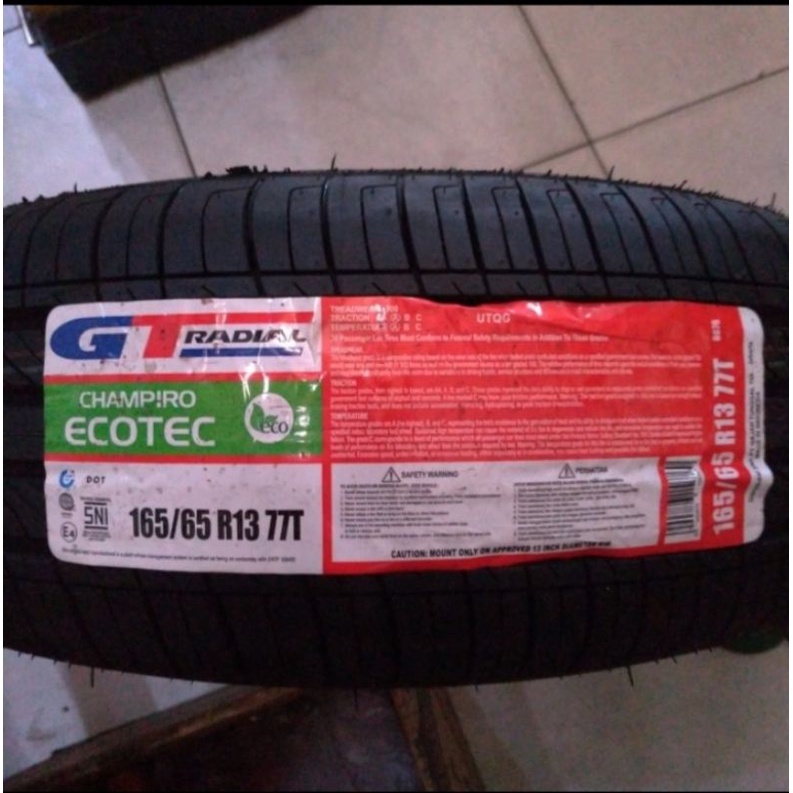 Ban GT Radial 165/65 R13 165/65R13 CHAMPIRO ECOTEX