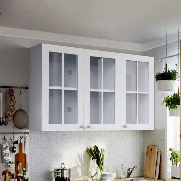 Rak Dapur Kitchen Set Atas 3 Pintu Kitchen Set Kirana Rak Piring Minimalis