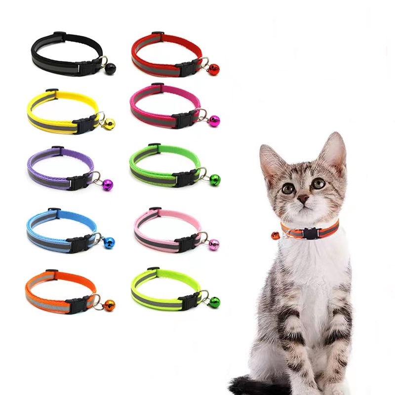 Kalung lonceng anjing kucing aksesoris nada untuk hewan Kalung leher