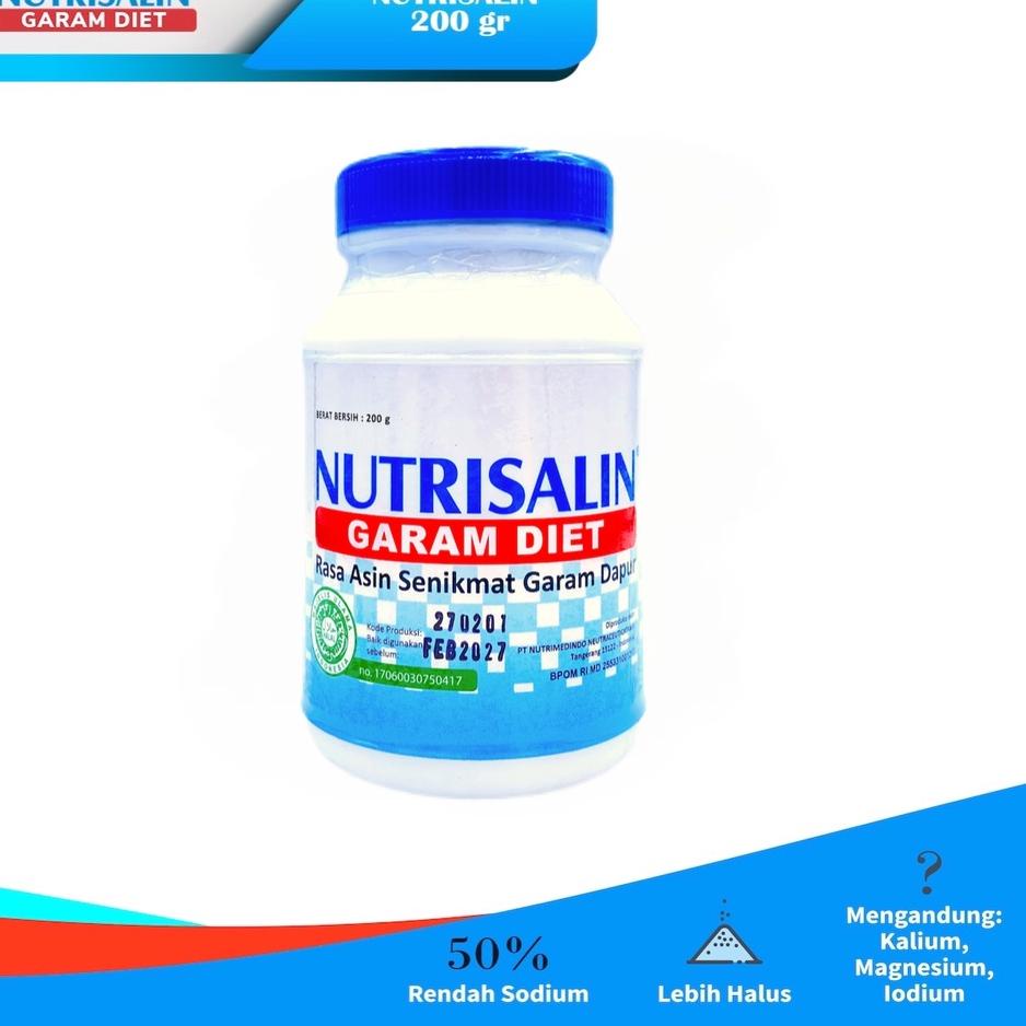 

➸ Nutrisalin Garam Diet 200 gram ➬