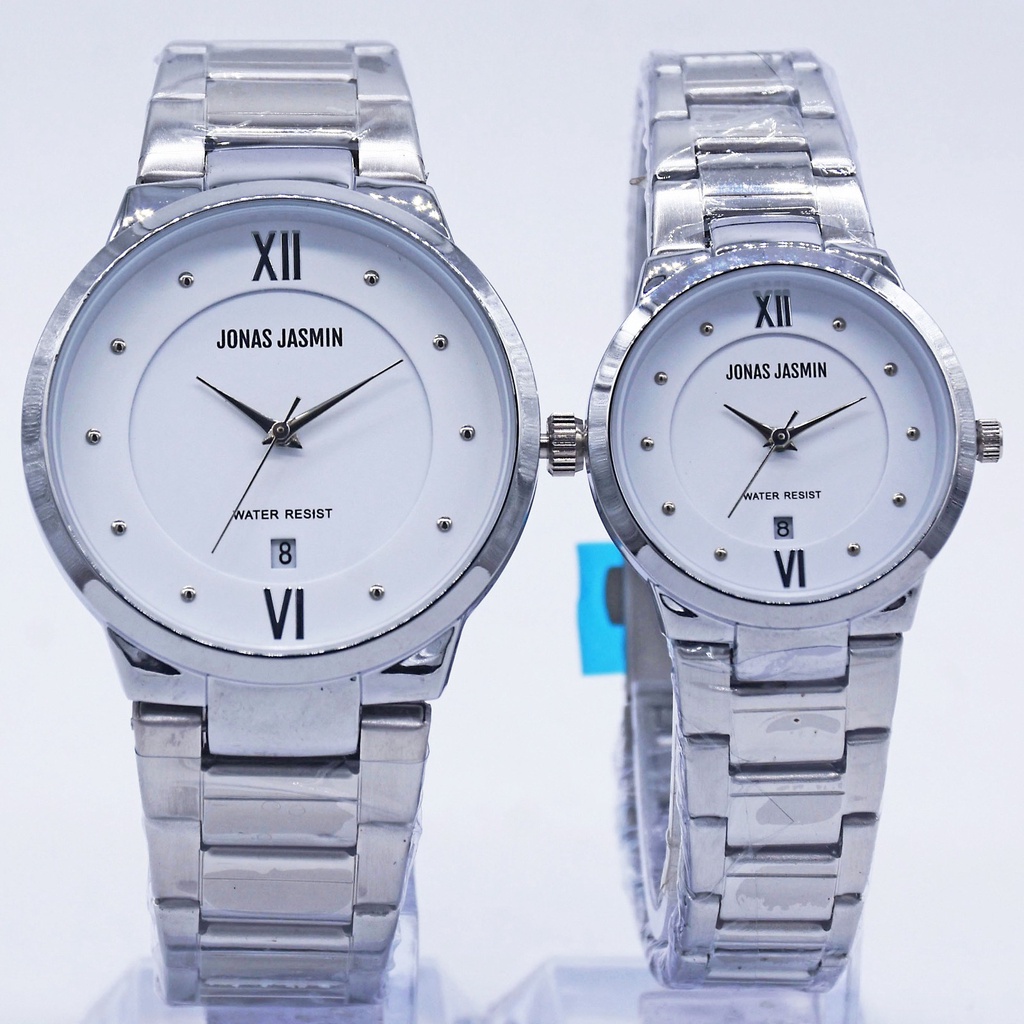 JAM TANGAN COUPLE JONAS JASMIN JJ-3105M JJ-3105L JJ3105 ORIGINAL