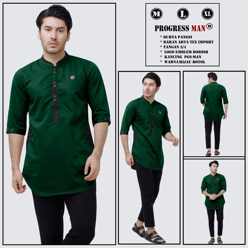PROGRESS MAN koko kurta | baju koko kurta | kurta pangsi | koko kurta pangsi | koko kurta dewasa | b