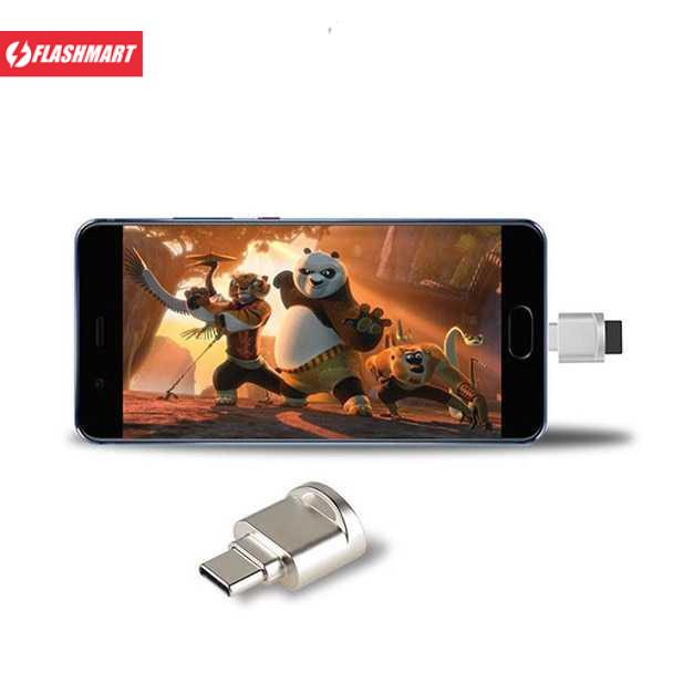 Flashmart Kinganda Mini OTG USB Type C Card Reader - P30