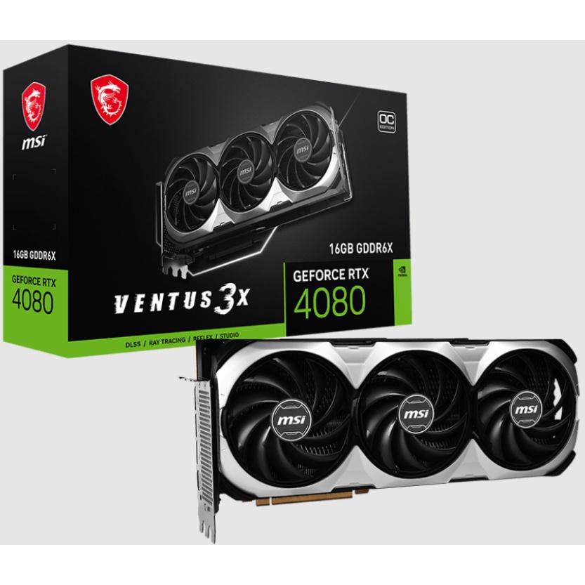 MSI GeForce RTX™ 4080 16GB VENTUS 3X OC 256-bit [GPU]