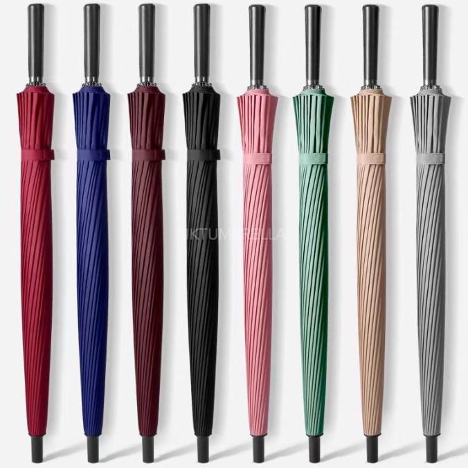 Payung tongkat semi golf 24 jari / besar / jumbo / GRC - 25-a6