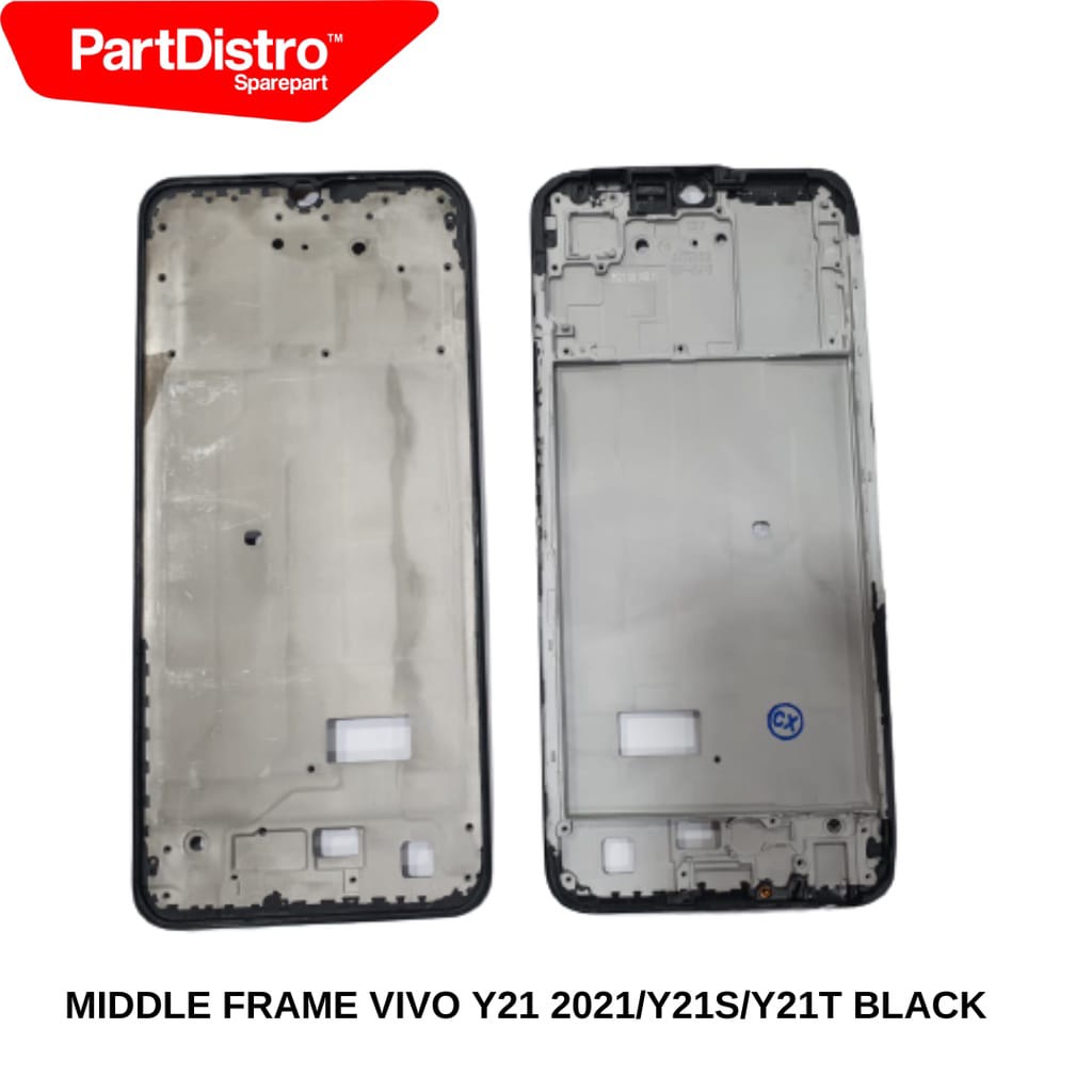 MIDDLE FRAME VIVO Y21 2021/Y21S/Y21T BLACK