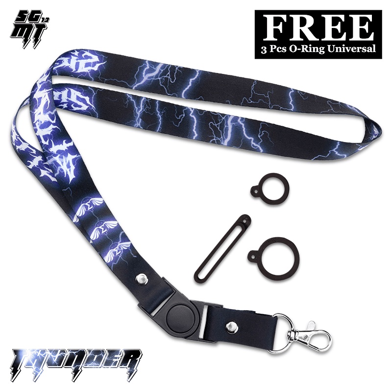 Lanyard Sigmat13 Gantungan id card Printing name tag Thunder Sigmat