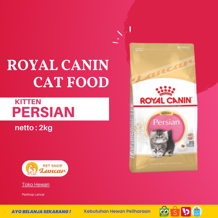 Royal Canin Kitten Persian Makanan Anak Kucing Persia 2kg