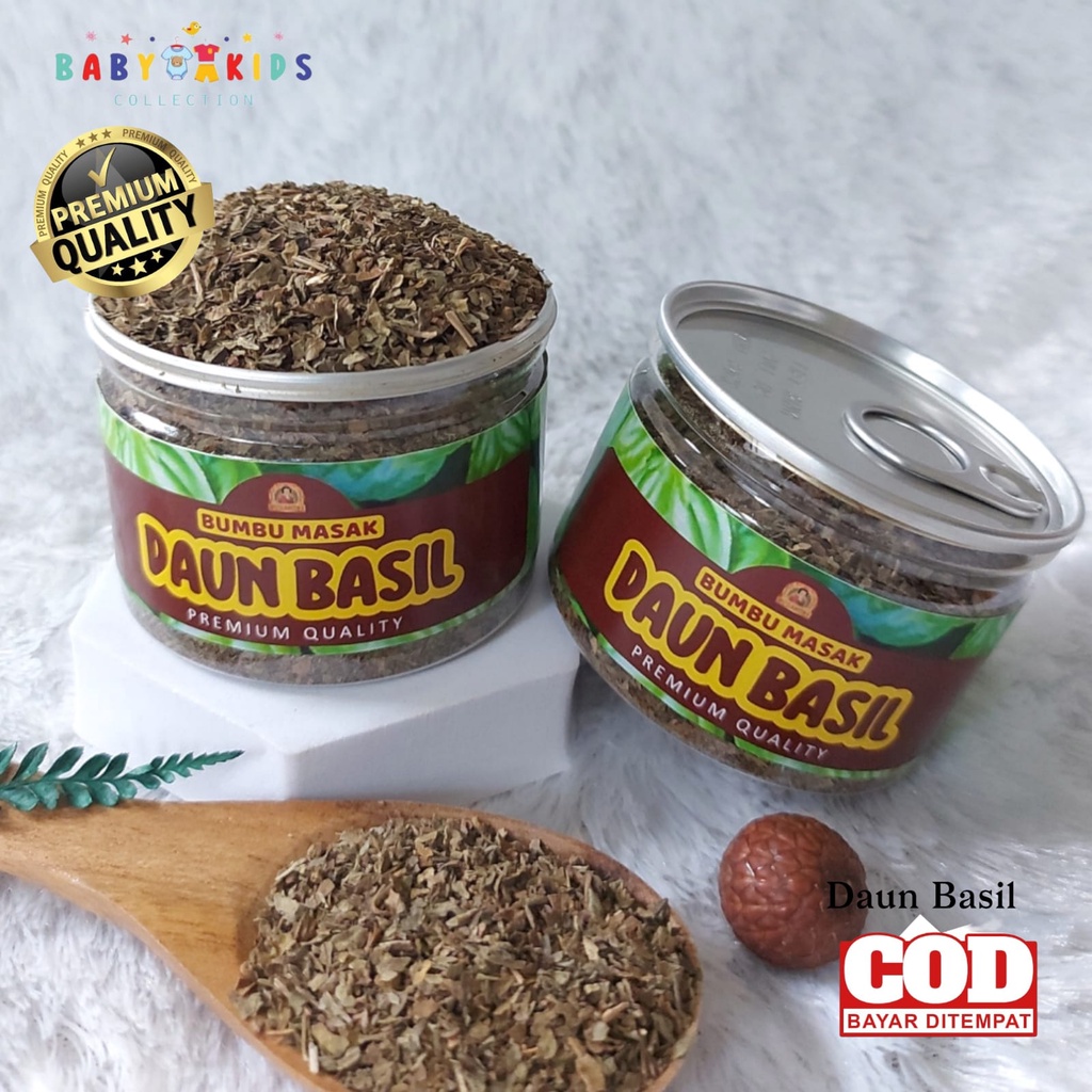 

Can - Rempah Daun Basil Dried Basil Leaves Kualitas Premium