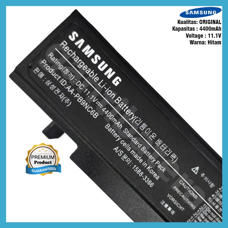 Baterai Samsung NP300 NP355V4X NP355E4X NP355U4X AA-PB9NC6B R428 R480