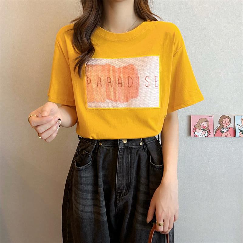 [littlecrab] Kaos Oversize Paradise Atasan Korea Lucu Unik T-shirt Berkualitas Korean Style