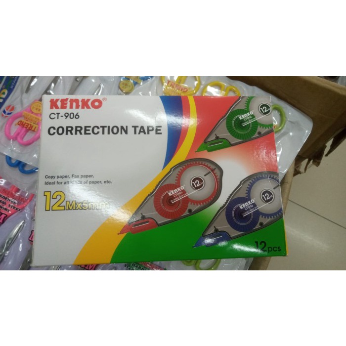 

CT906 Tipex Kertas Kenko Correction Tape 12x5