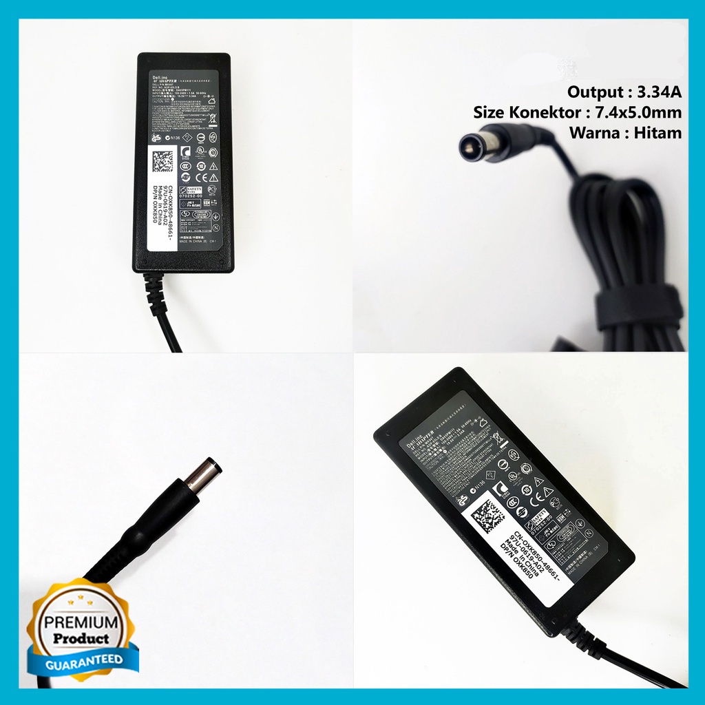 Adaptor Charger Dell Inspiron 14 3421 14R 5421 19.5V-3.34A