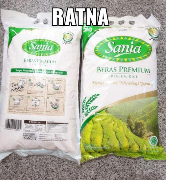 

✧ BERAS PREMIUM SANIA 5 Kg 5Kg BERAS PULEN TEKNOLOGI JEPANG ☟