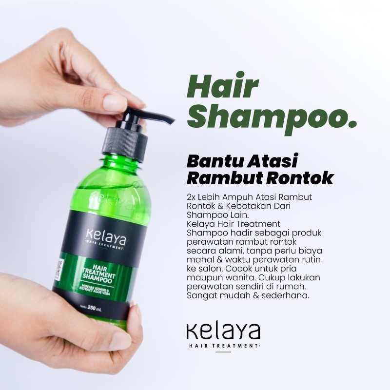 ✨LACIKOSME✨ SHAMPOO KELAYA HAIR TREATMENT - SHAMPOO HAIR FALL TREATMENT BPOM