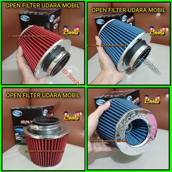 SPM,, OPEN FILTER RACING UNIVERSAL. FILTER UDARA MOBIL RACING. AIR ORIGINAL