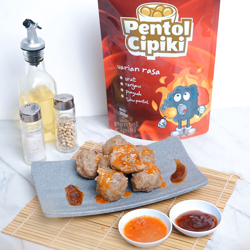 

Pentol Cipiki - Paket Laper / Pedas Nikmat / Full Daging / Gratis Sambal / Cemilan Praktis / Isi Daging Melimpah / Frozen Pentol / Frozen food / Snack kekinian / Snack pedas