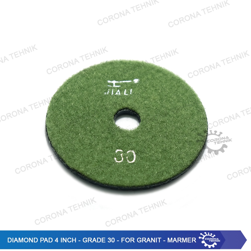 Grade 30 - For Granit - Marmer - Diamond Pad 4 Inch