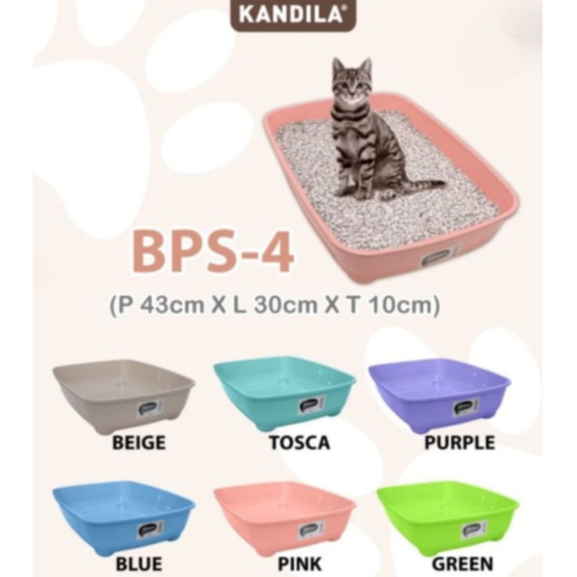 Bak Segi Empat BPS #4 Tempat Pasir Kucing