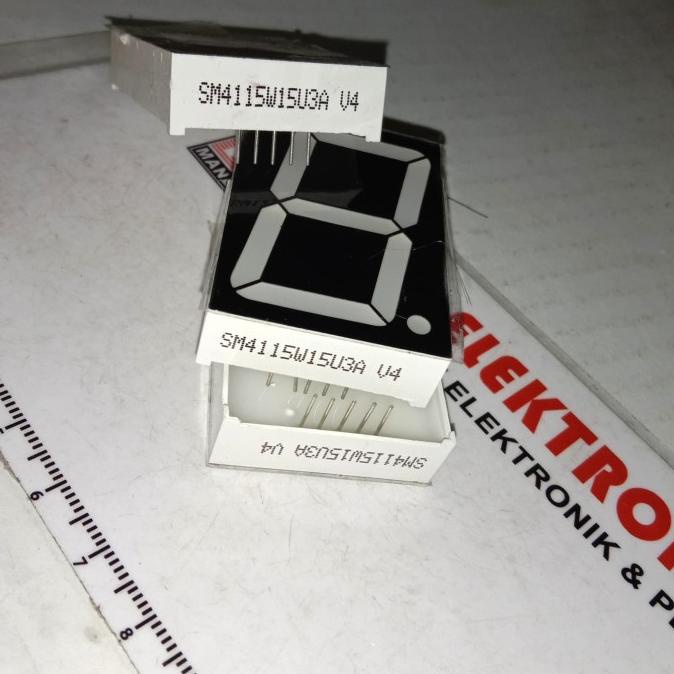 LED 7segmen 1.5inch 1.5 inch 4115 7 segmen seven Segmen SM4115 pcmelektrob9090 Berkualitas
