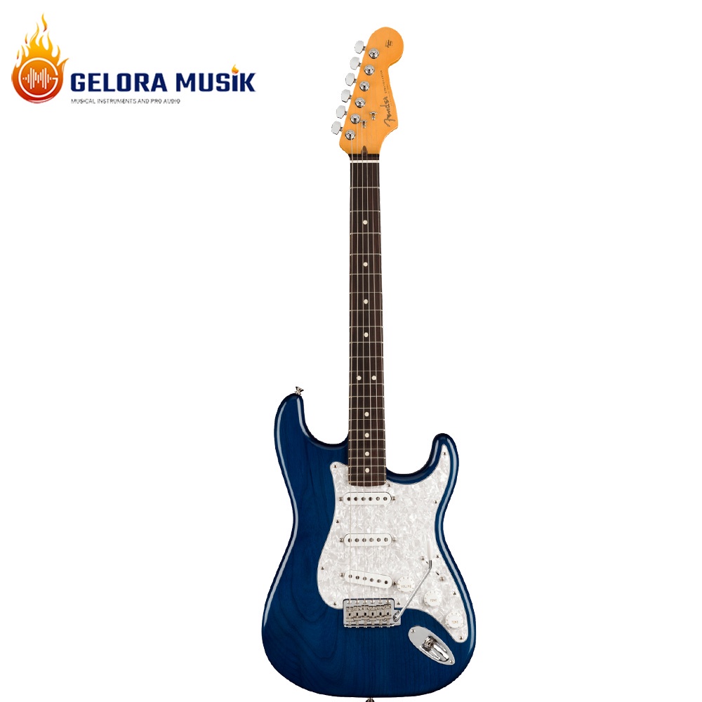 Gitar Elektrik Fender Cory Wong Stratocaster, RW FB, Sapphire Blue Transparent