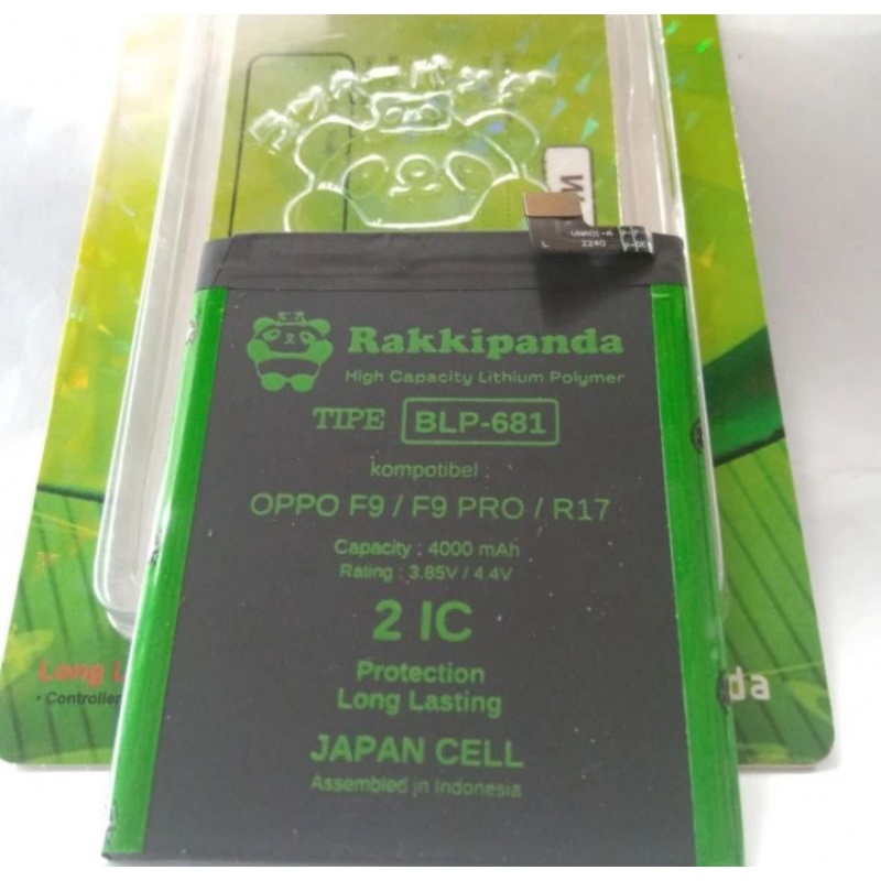 baterai battery batere batre oppo f9 / oppo f9pro f9 pro / oppo r17 blp681 rakkipanda