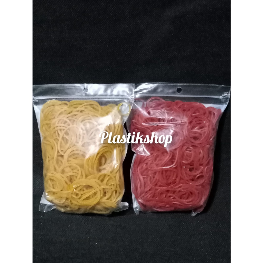 karet gelang cap biji pohon bodhi karet ikat warna kuning dan merah