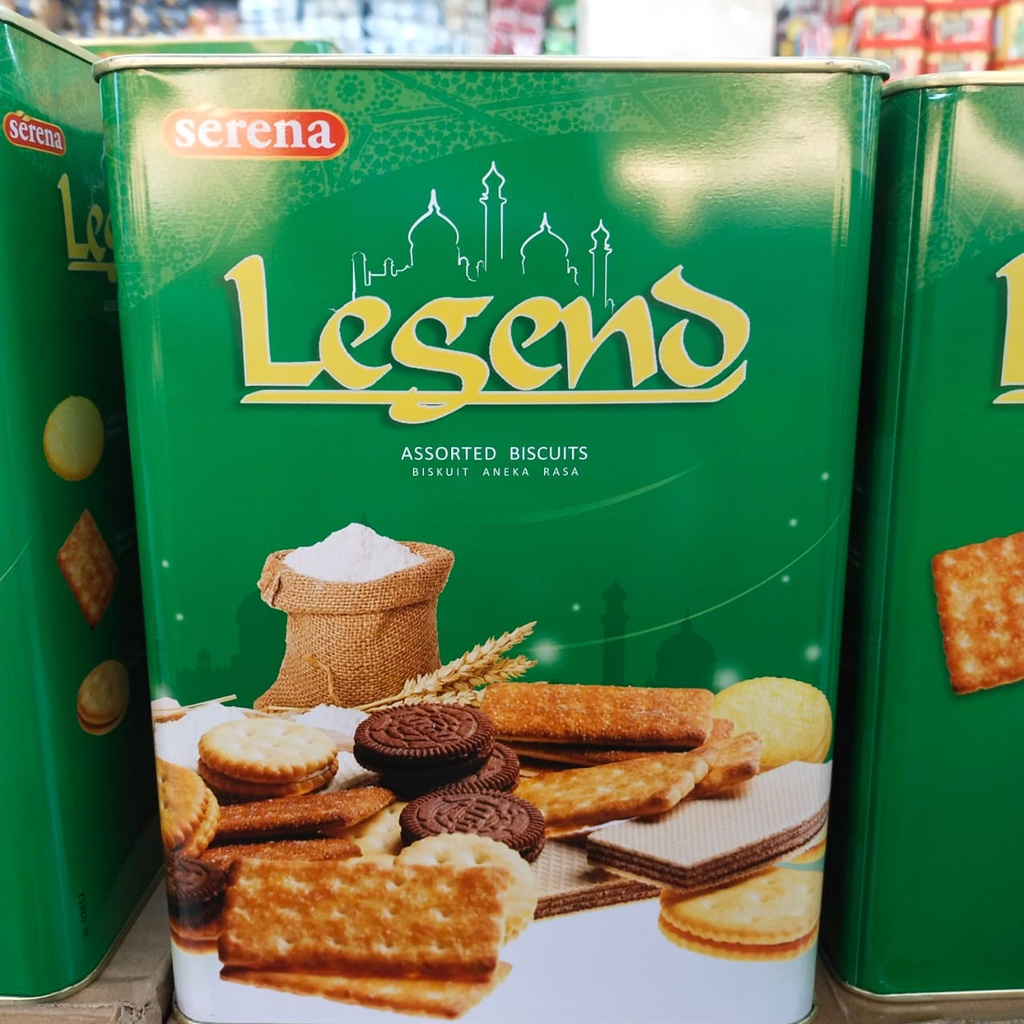 

Serena Legend Assorted Biscuits 580gr Biskuit Kaleng Aneka Rasa