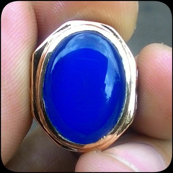 Batu Cincin BATU SPIRTUS BIRU MIZONE BATURAJA SERAT KURA PGS1161
