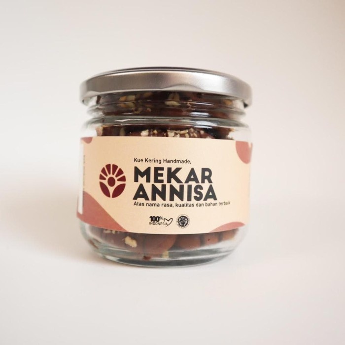 

Kue Kering / Cookies COKLAT METE in Jar 300ml - Mekar Annisa