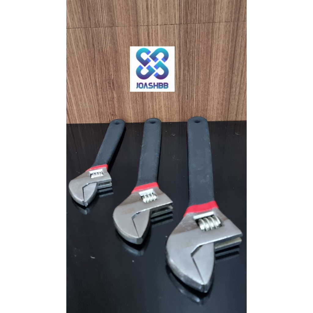 [PROMO] KUNCI INGGRIS Adjustable Wrench ukuran 8&quot; inch 10&quot; Inch 12&quot; Inch