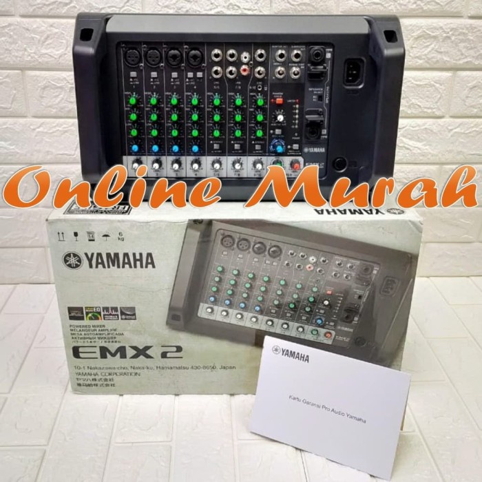 Yamaha Emx2 Power Mixer Power Mixer Yamaha Emx 2 Oryginal 10 Channel